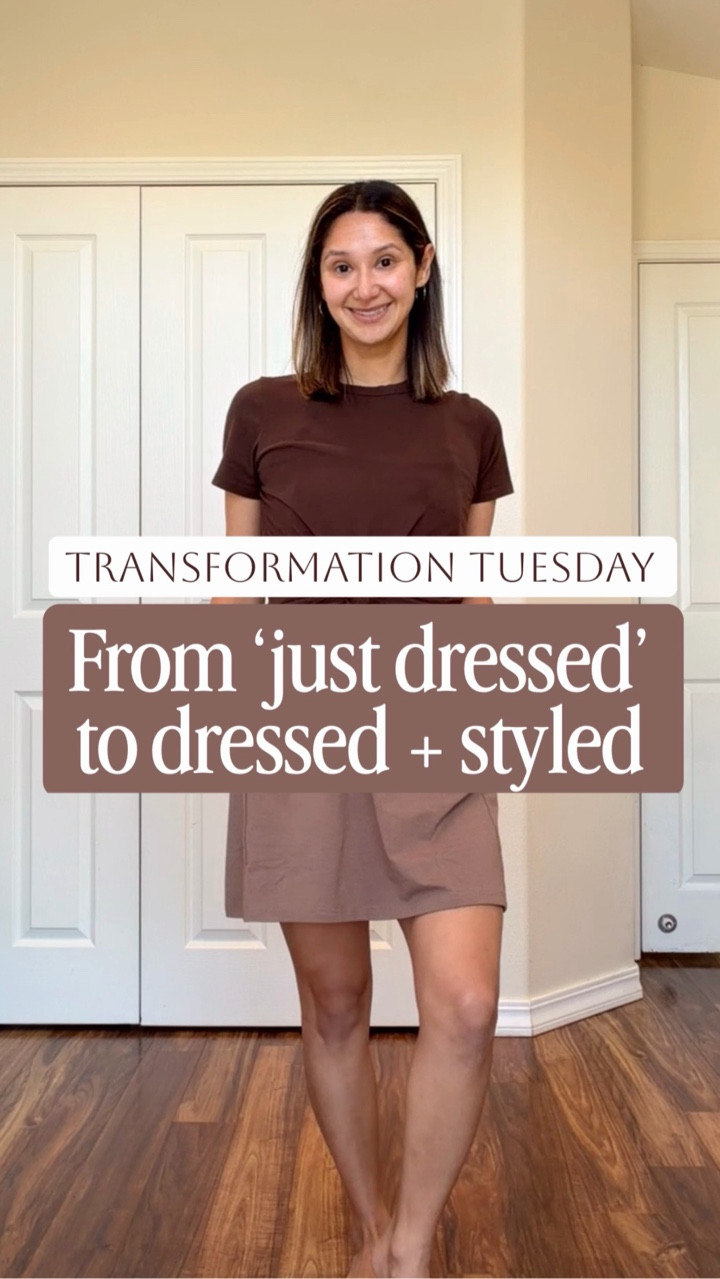 An easy outfit formula I’ve been reaching for on repeat 🤎

I started with my favorite brown skort dress (so comfortable, perfect for busy mom days) and layered this Old Navy tee right over it—such a simple trick, but it instantly makes the outfit feel more styled.

Finished it with these Target slide sandals for an easy, everyday look I can wear from school drop-off to errands.

Details:
• Tee: Small (Old Navy)
• Skort dress: Small (runs TTS)
• Sandals: Size 7 (TTS)

Everything is linked here 👉🏼 effortless, budget-friendly pieces you can mix + match with what you already own.


#LTKgrwm #LTKootd #LTKmomlife