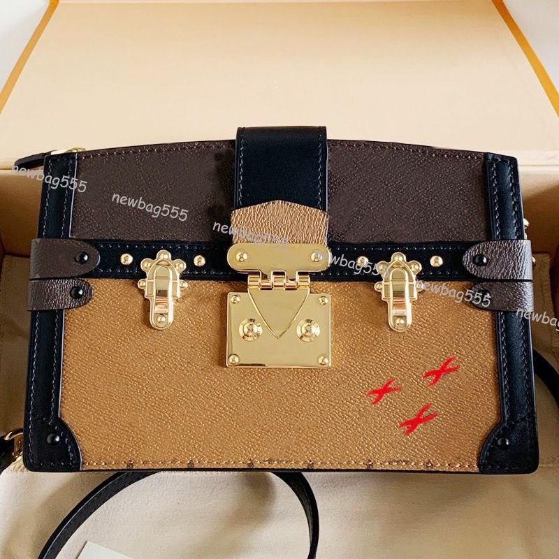 New Fashion Women Genuine Leather Reverse Bag Trunk Clutch Mini Crossbody Bag Ladies Mallzipper B... | DHGate