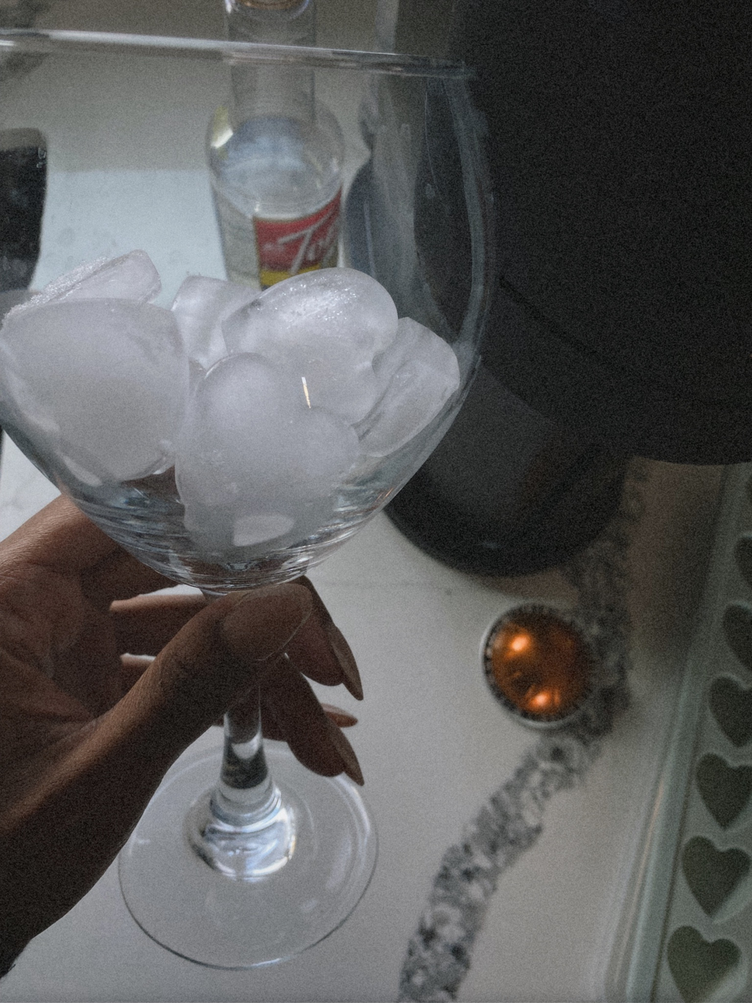 Morning aesthetic, iced coffee, home lifestyle 