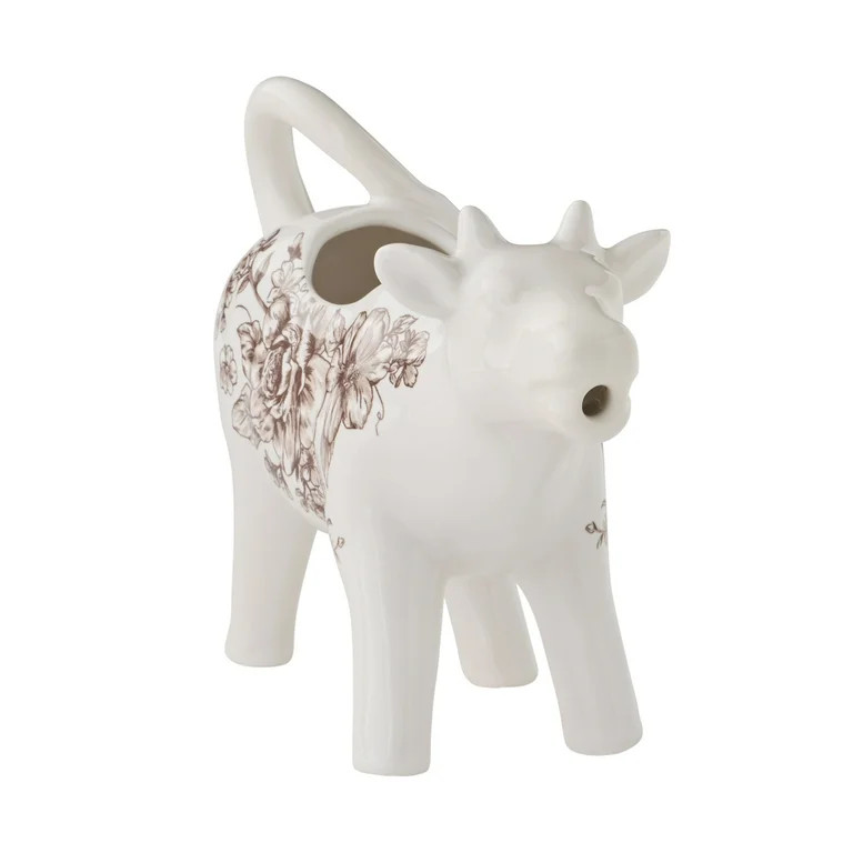 The Pioneer Woman Agatha Stoneware Cow Creamer, Brown | Walmart (US)
