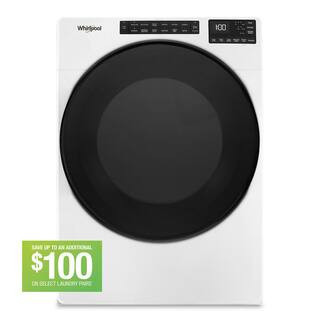 7.4 cu. ft. Vented Electric Dryer in White | The Home Depot