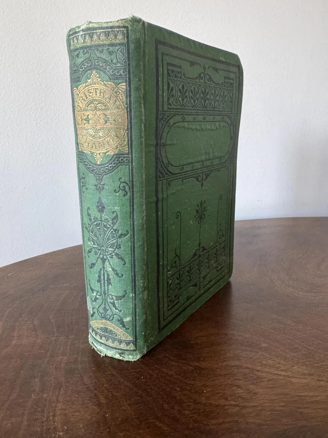 Antique 1870s Tristram Shandy Book, Laurence Sterne, Victorian Decorative Green - Etsy | Etsy (US)