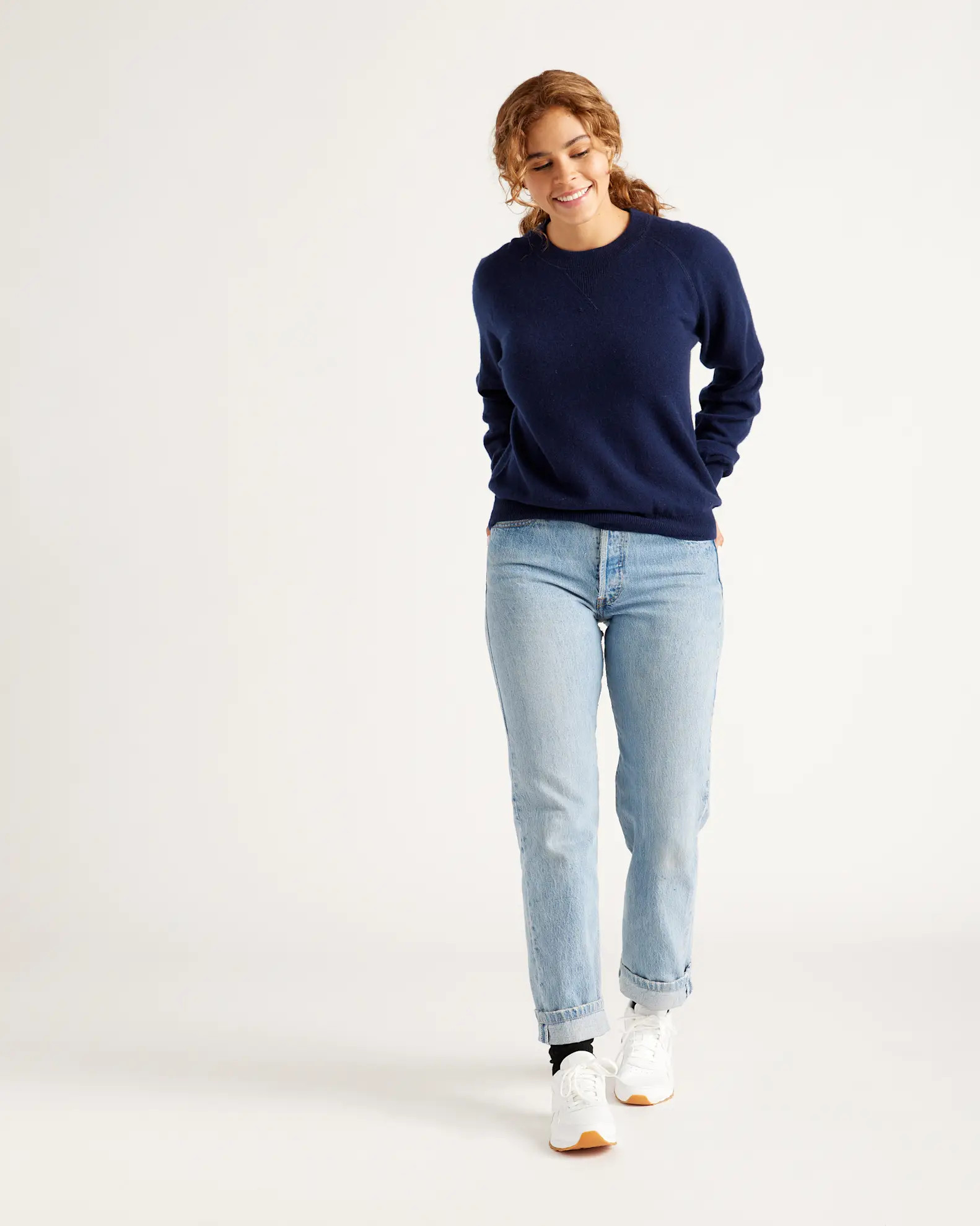 Mongolian Shrunken Cashmere Sweatshirt | Quince