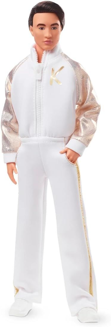 Barbie The Movie Signature Ken in White and Gold Tracksuit Exclusive Doll | Amazon (US)