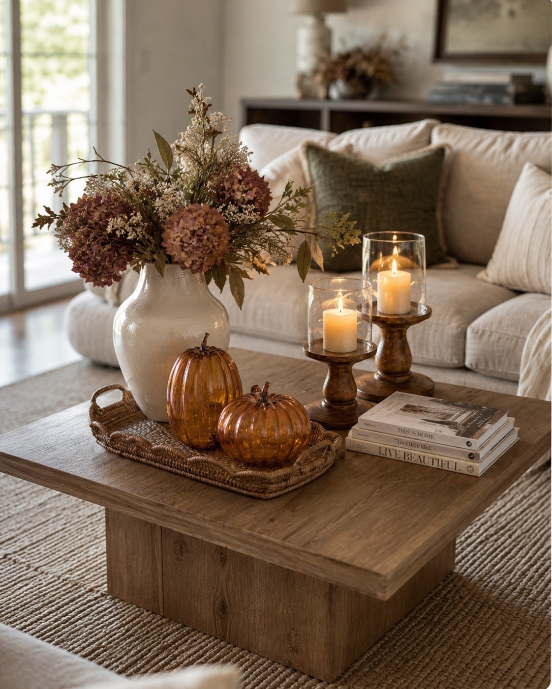 Fall coffee table refresh 🍂🤎 Cozy textures, warm neutrals, and simple seasonal touches make the whole space feel ready for fall. Linking all the details on LTK!#FallHomeDecor #FallDecor #CoffeeTableStyling #ModernOrganicHome #CozyHome #LTKFinds

#LTKSaleAlert #LTKHome #LTKSeasonal