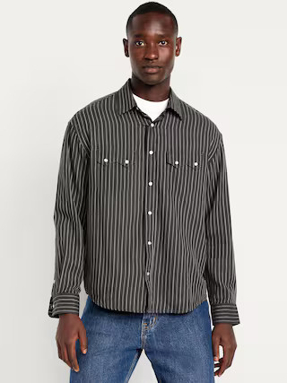 Textured Western Pocket Shirt | Old Navy (US)
