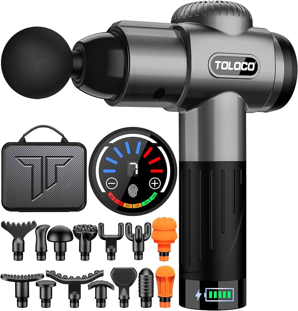 TOLOCO Massage Gun, Father's Day Gifts from Daughter/Wife, Muscle Massage Gun Deep Tissue for Ath... | Amazon (US)