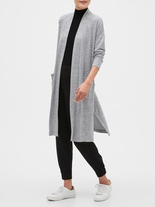 LuxeSpun Tie-Waist Cardigan | Banana Republic Factory