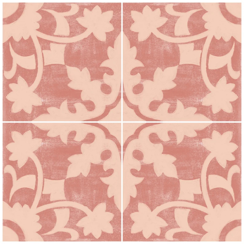 Tile stickers - Tiles for Kitchen/Bathroom Back splash - Floor decals - Willow Brick | Etsy (US)