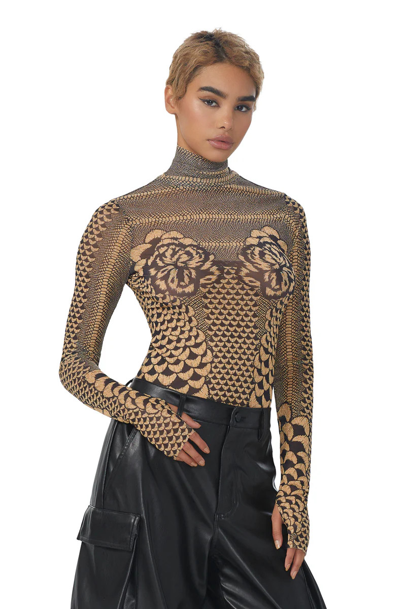 Zadie Top - Gilded Petals | ShopAFRM