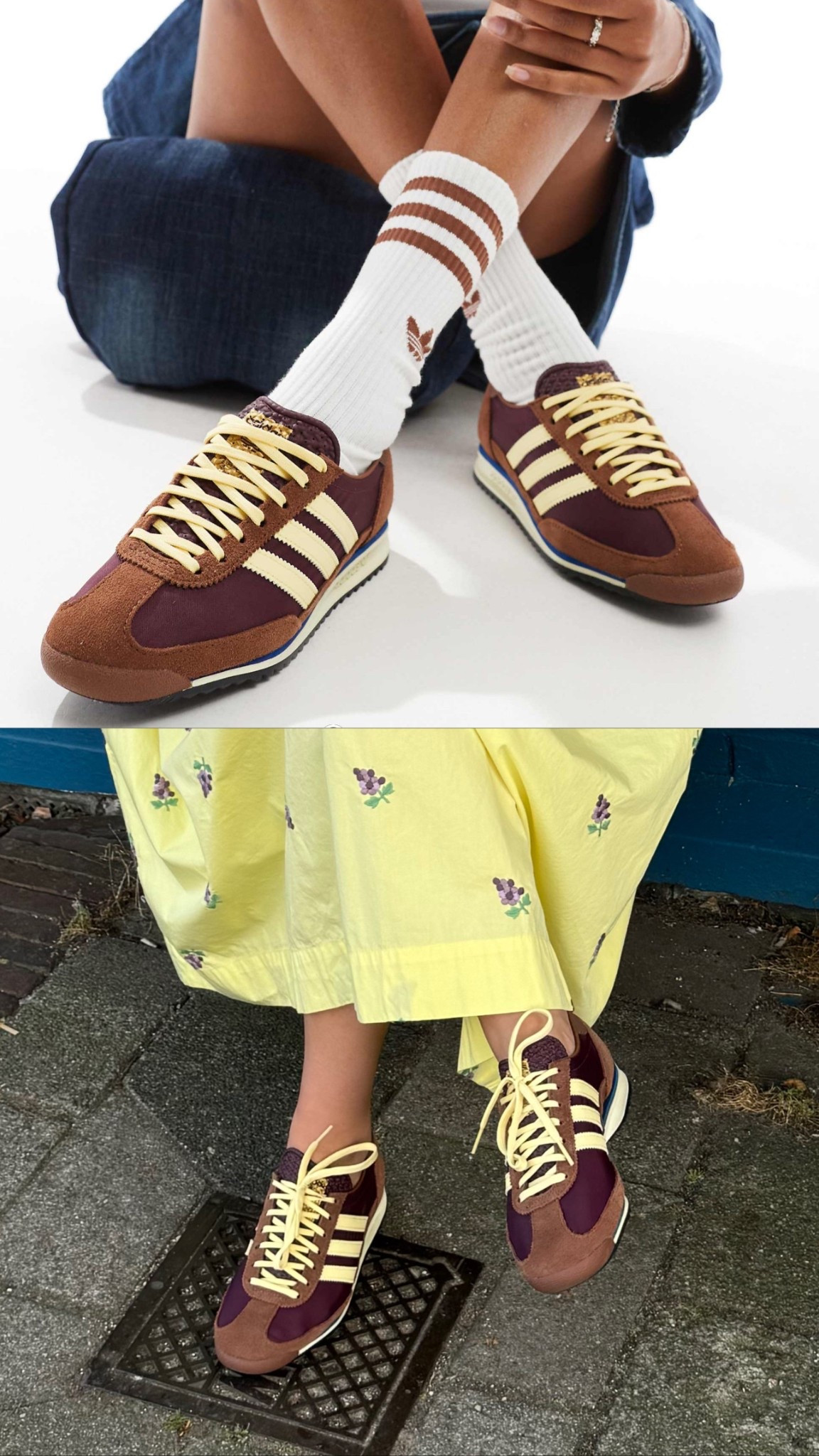 Adidas SL72 in burgundy/yellow colourway have restocked in all sizes 💛 perfect spring sneaker 



#LTKspring #LTKeurope #LTKuk
