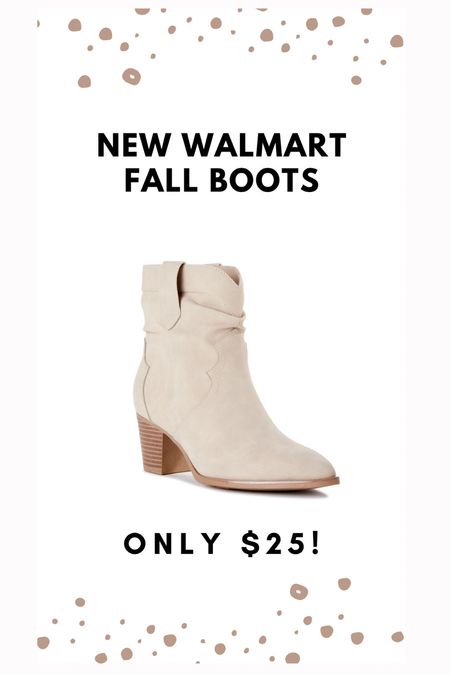 NEW FROM WALMART: Fall western boots for only $25!!! 🤩

#LTKshoecrush #LTKunder50 #LTKSeasonal