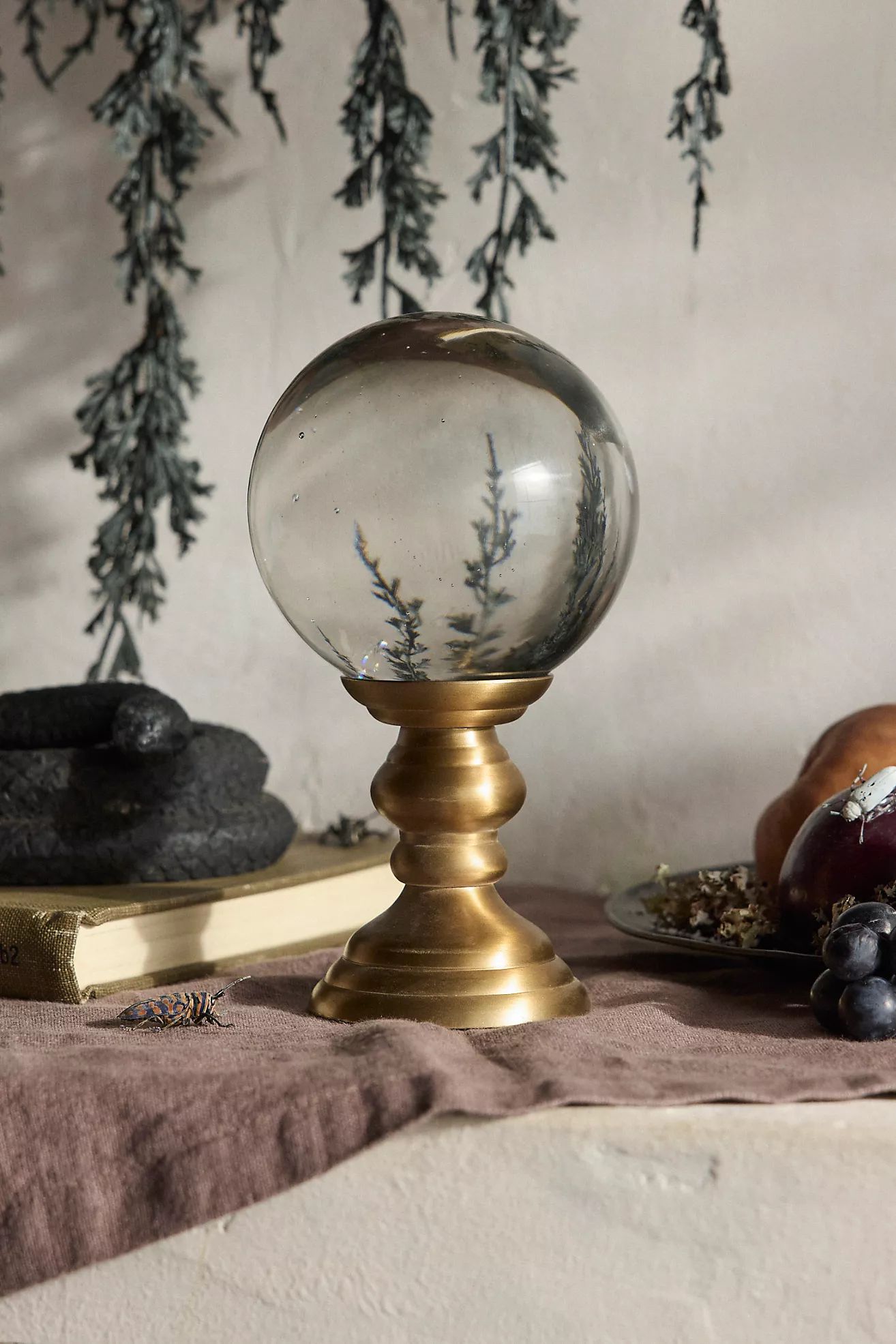Crystal Ball on Brass Base | Anthropologie (US)