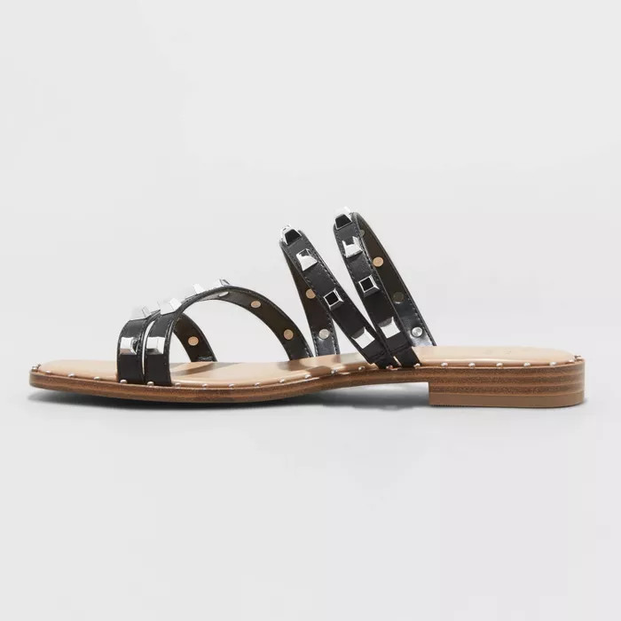 Women's Hollis Embellished Slide Sandals - A New Day™ | Target