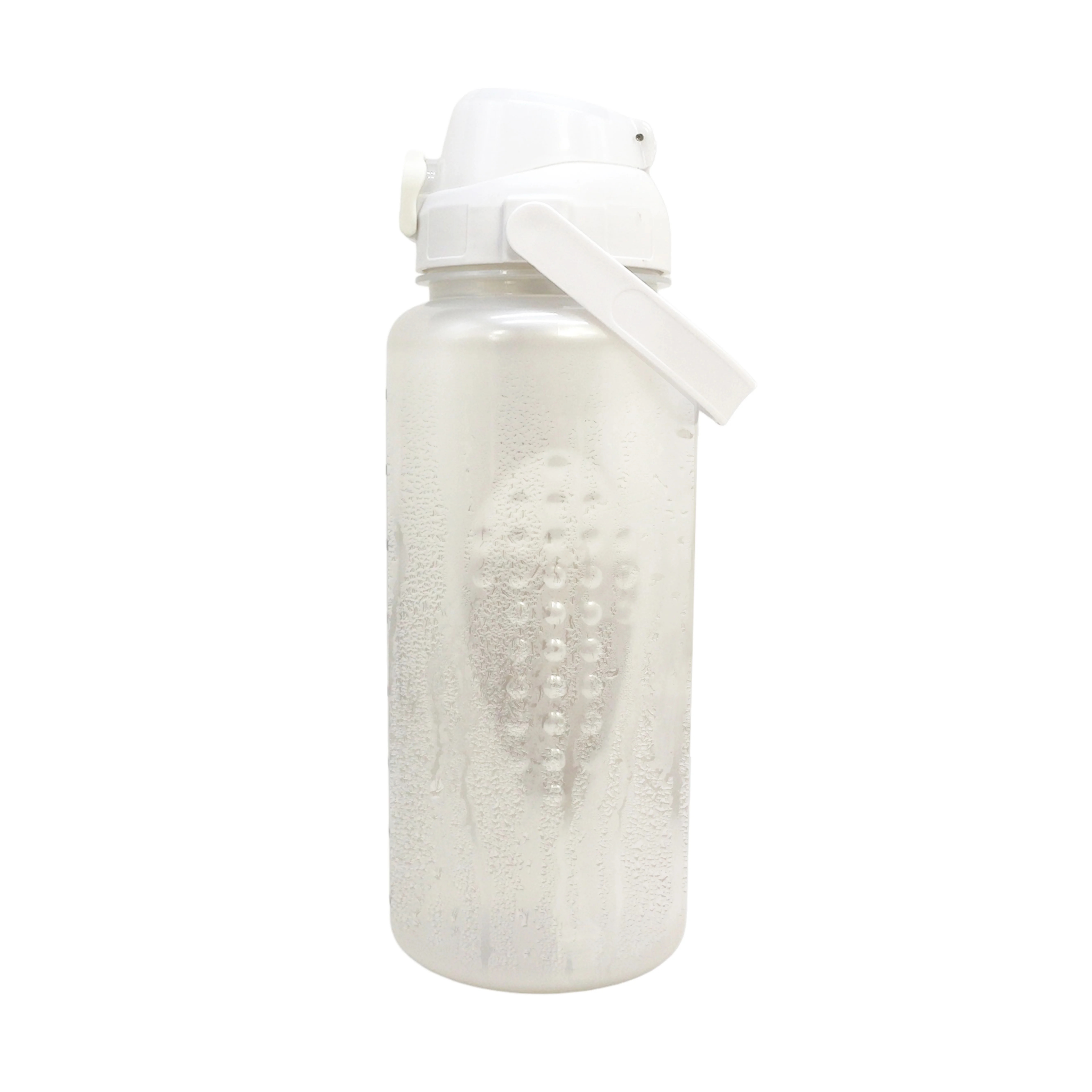 Mainstays Motivational 64oz Sports Water Bottle with Straw and Time Marker White | Walmart (US)
