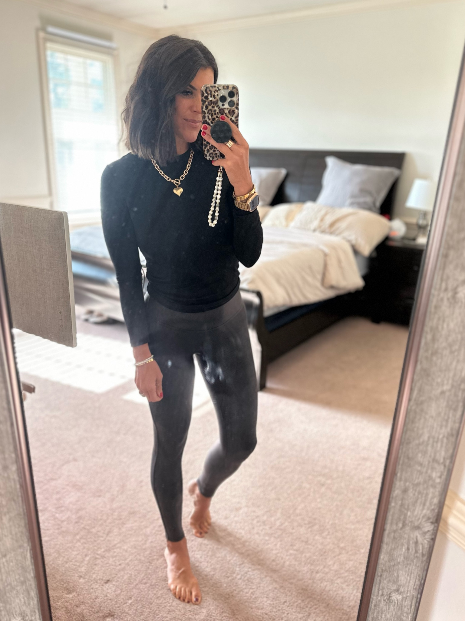 Spanx fleece lined leggings on major sale! I’m in size small, petite length. (I’m 5’5 for reference)

#LTKHoliday #LTKSaleAlert #LTKCyberWeek