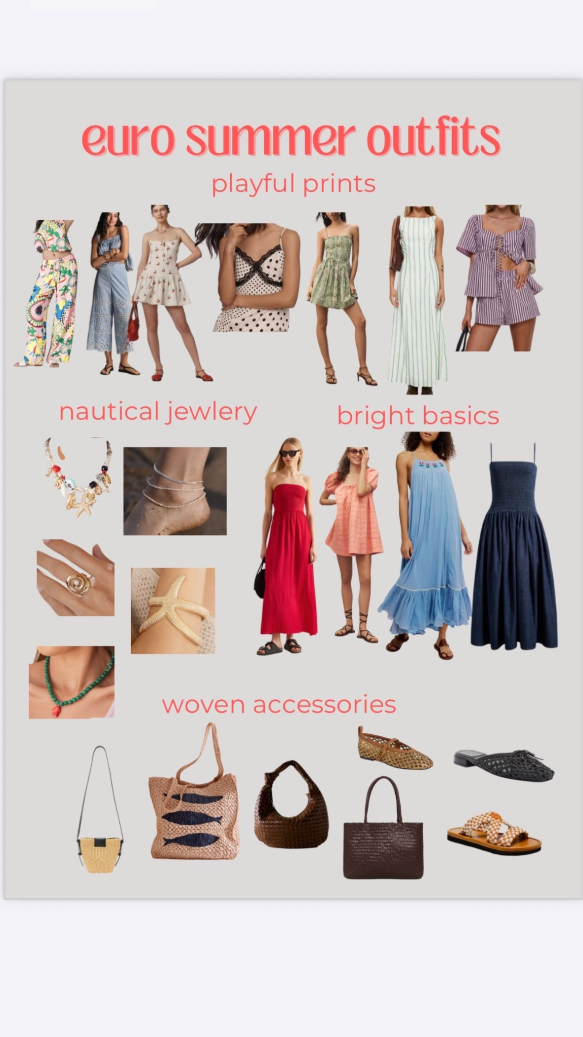 My top trends and picks to look cool this summer in Europe! 

#LTKsummer #LTKeurope #LTKtravel
