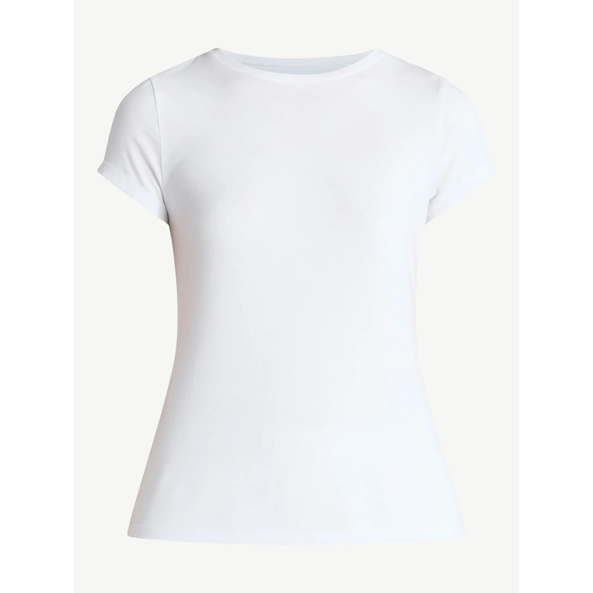 No Boundaries Crew Neck Tee with Short Sleeves, 1 or 3-Pack, Women’s | Walmart (US)