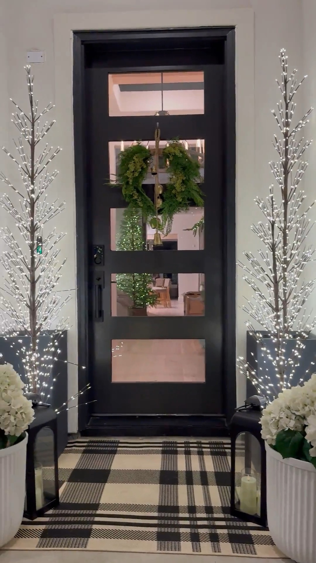 Elevate your holiday decor with these must-have twinkle lights! Perfect for indoors and outdoors, they add a magical touch to your front door. 

🎄

Curation Details: I used 2 Large & 2 Medium sized twinkle trees on each side. They come in L,M,& S!  

Rug is a 4' x 5'7"
and is washable and comes in multiple sizes as well ….🤎

Black planters come in 3 sizes… I used the  27.6Inch size. 🤎 White planters also come in multiple sizes. This curation has the Large size!

I used the S,M, & L Lanterns sizes on each of the sides and placed battery powered candles in them. 

Scroll down to shop!

#LTKSaleAlert #LTKHome #LTKHoliday