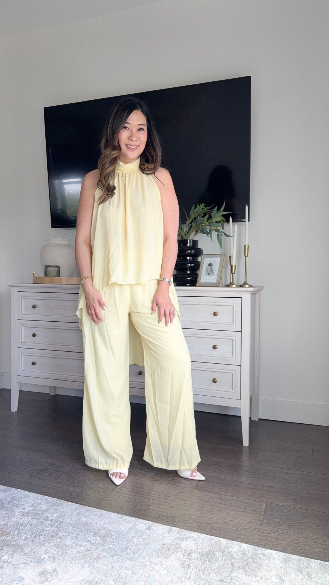 Amazon chic casual and comfy outfits // summer outfits // matching set // date night // chic outfit // butter yellow // tcs 

Wearing a medium

#LTKootd #LTKSeasonal #LTKPetite
