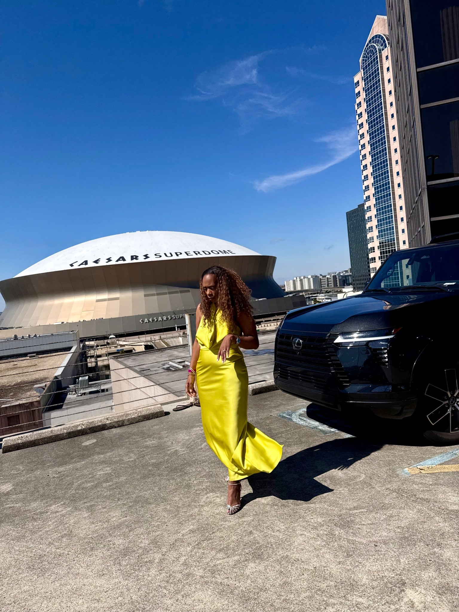 Caesars Superdome in the back.
Main character in the front. 💛

#LTKstyle #MainCharacterEnergy #NewOrleansVibes #LuxuryMood #StyleInspo #ConfidentStyle #FashionMoment #BoldFashion #SoftLifeEnergy #LTK

#LTKMidsize #LTKOver40 #LTKootd