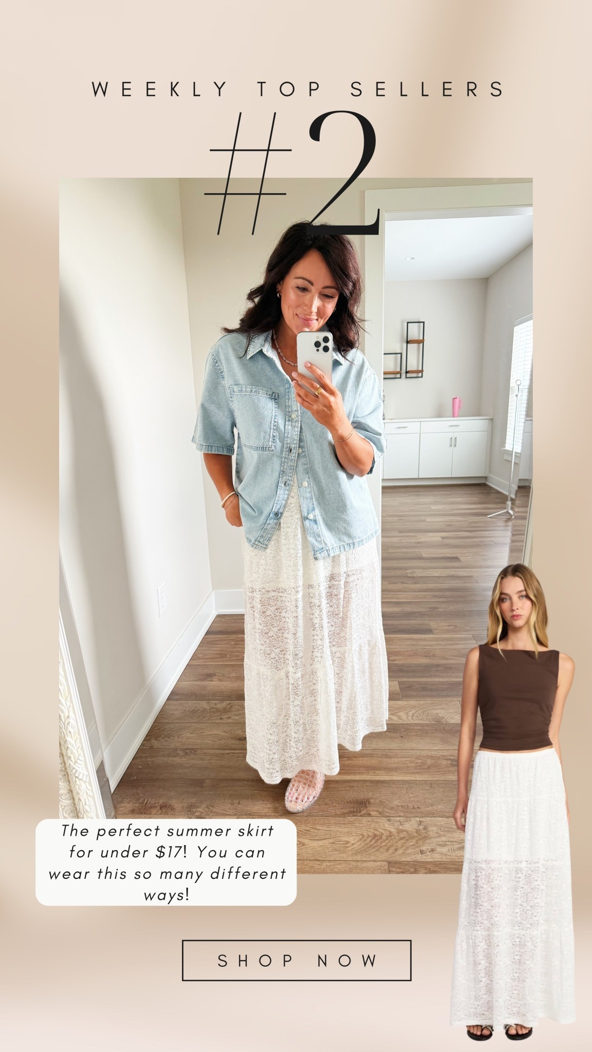 • medium top - oversized fit 
• medium skirt

#LTKSaleAlert #LTKSeasonal #LTKootd
