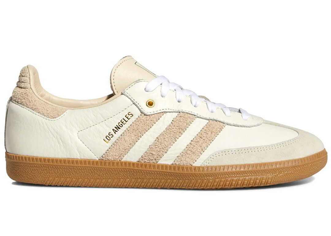 Men's Adidas Samba LAFC Los Angeles Football Club Sneakers in Off White/Linen/Gum | StockX