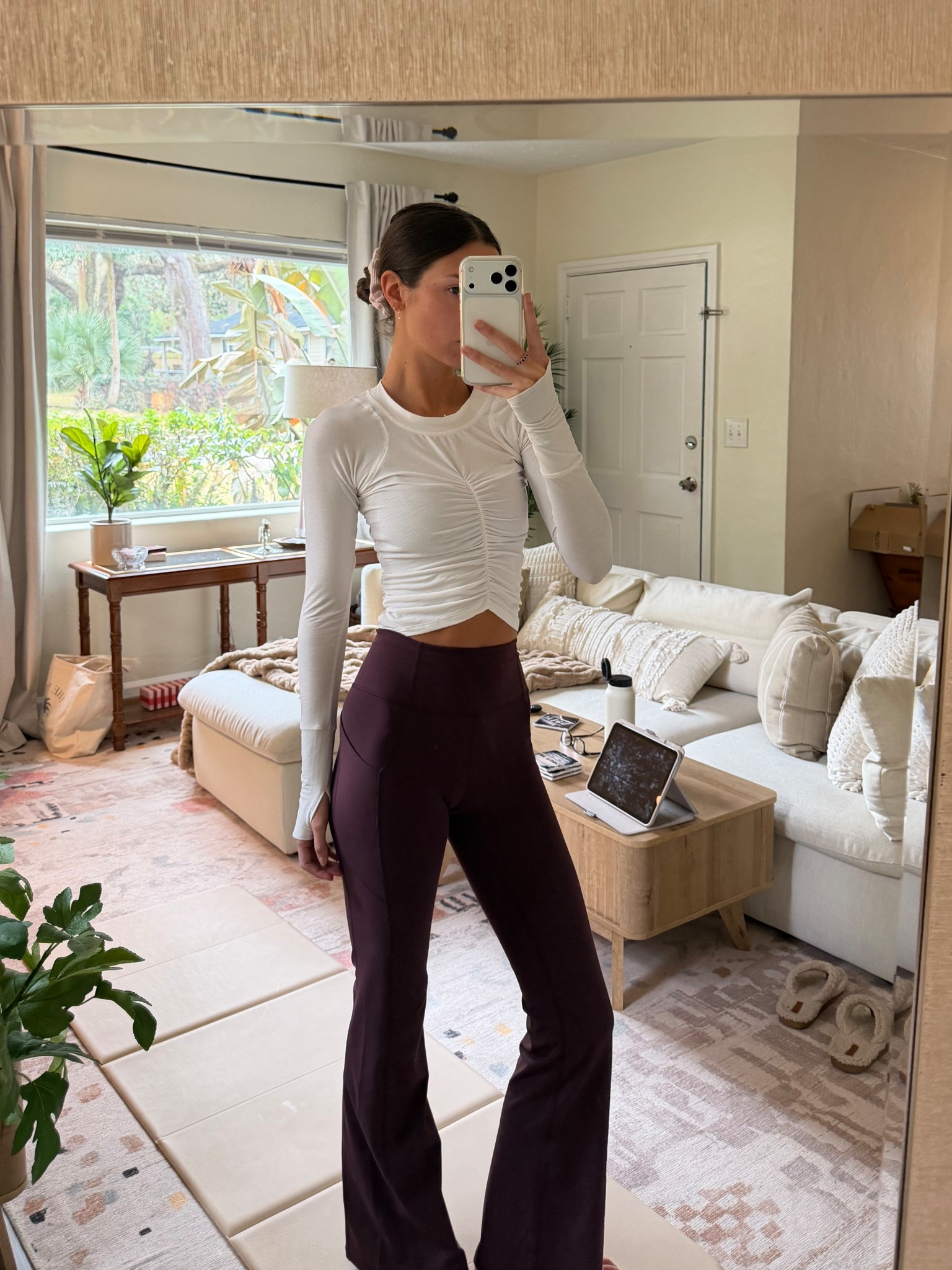 Workout outfit of the day!!! Favorite top to layer over a sports bra for a workout! I wear an xs in it @fpmovement @freepeople 

#LTKSeasonal #LTKootd #LTKActive