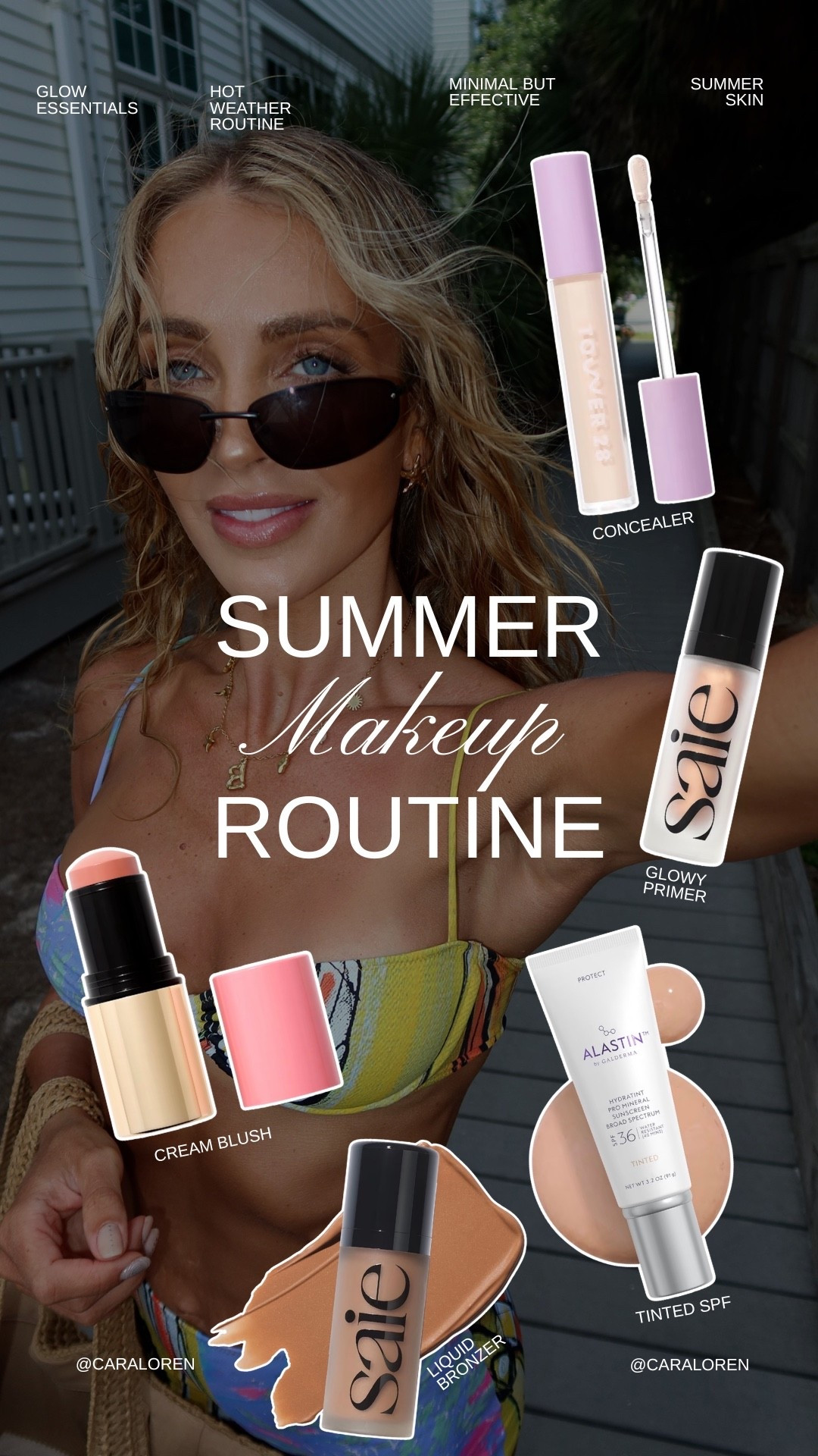 Glowy summer makeup routine✨