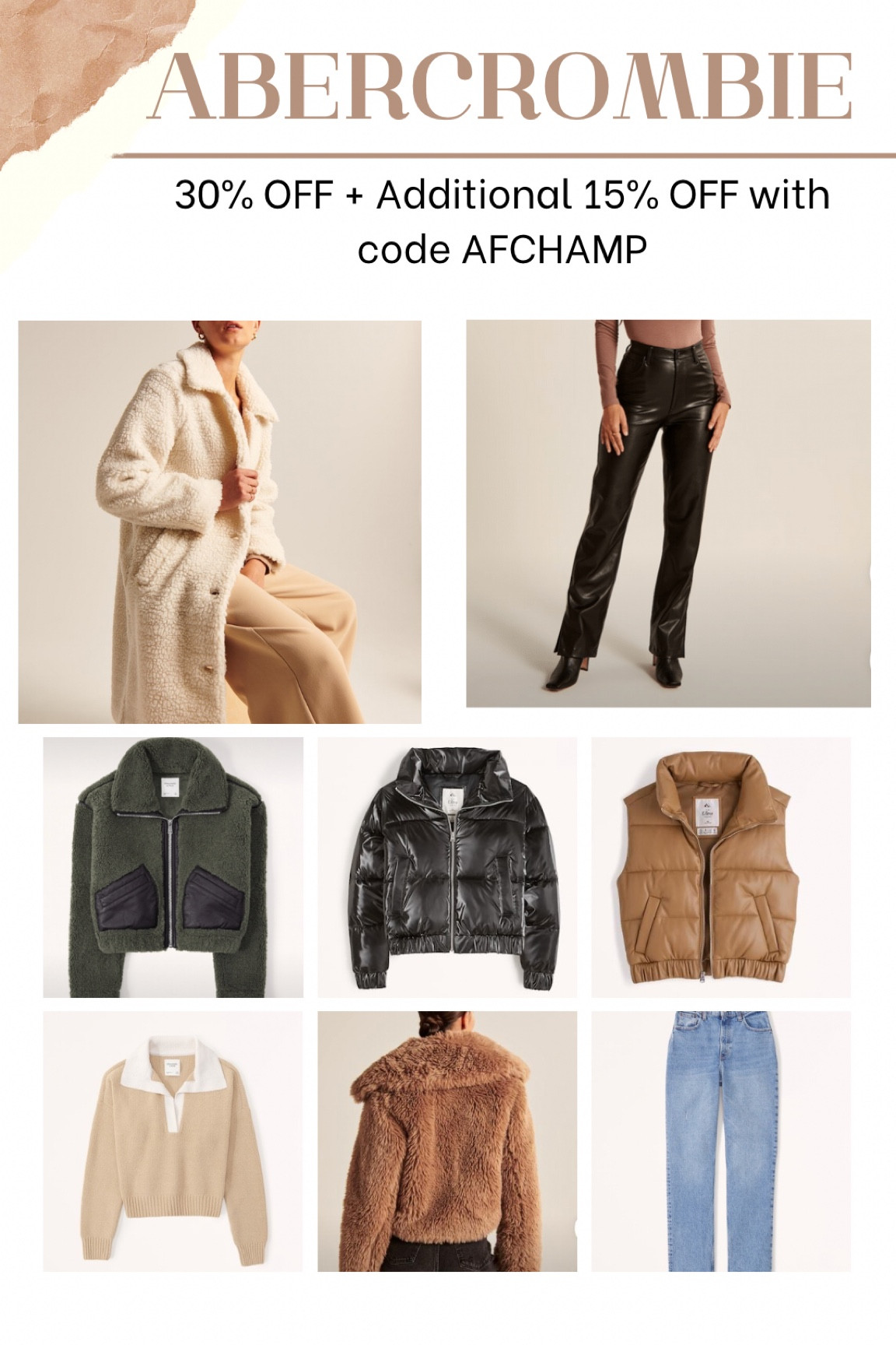 Abercrombie Black Friday

#LTKHoliday #LTKGiftGuide #LTKSeasonal