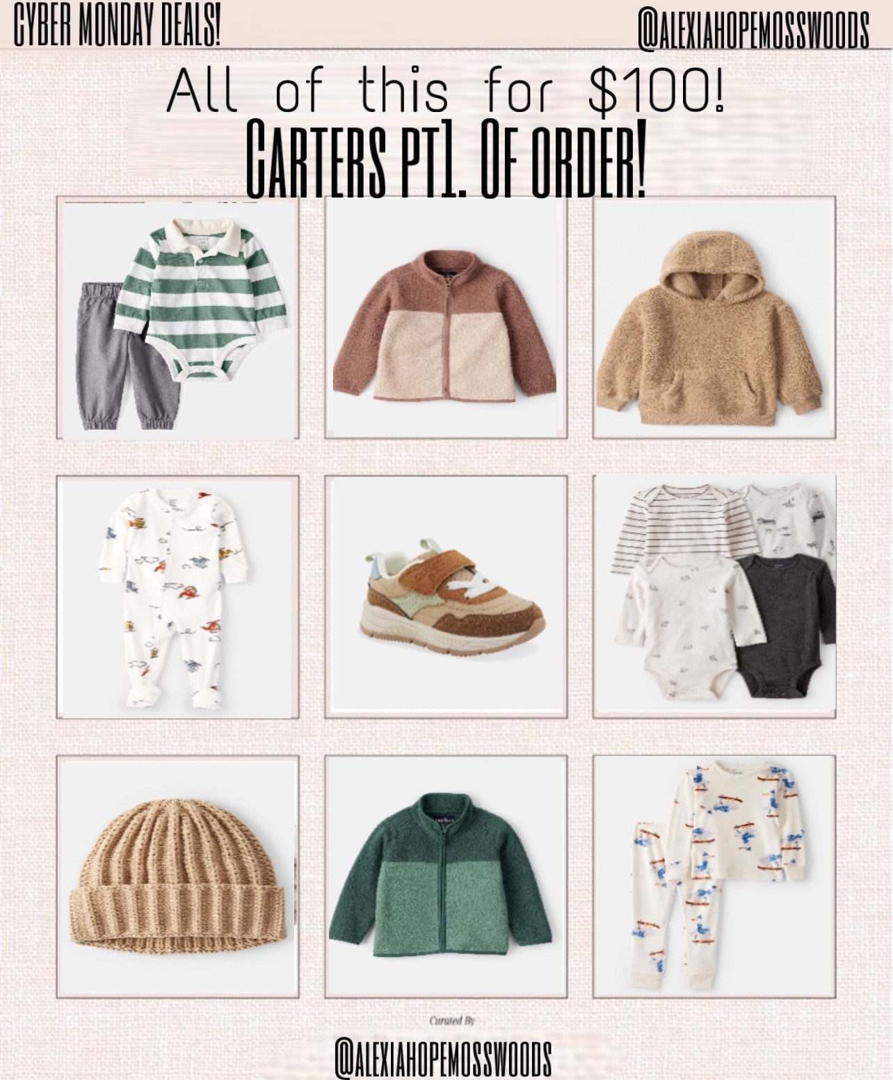 All of this for $100! #carters @carters 

#LTKCyberWeek #LTKHoliday #LTKGiftGuide