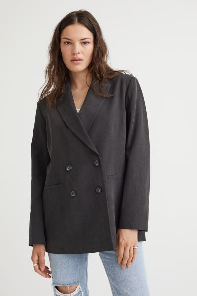 Double-breasted jacket | H&M (UK, MY, IN, SG, PH, TW, HK)