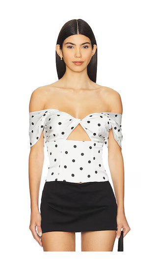 MORE TO COME Mabelle Top in White. - size L | Revolve Clothing (Global)