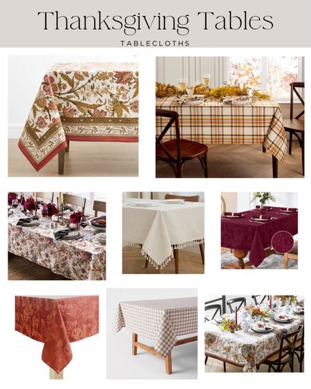 I’m in full blown planning mode for my Thanksgiving table! I’ve come across so many beautiful tablecloths that would make any tablescape feel elevated and special I love all the festive fall colors. Here are a few I’ve found in my search. Which would you pick? 

#thanksgivingtable #falltablecloths

#LTKHoliday #LTKSeasonal #LTKhome