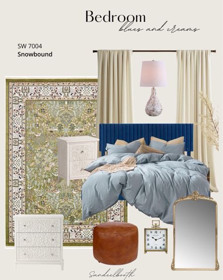 Blues and greens Amazon bedroom • home decor • curtains • rug • bedding 

#LTKstyletip #LTKfindsunder100 #LTKhome