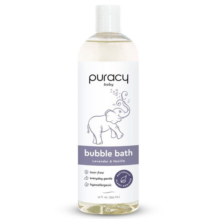 Puracy Natural Baby Bubble Bath Tear-free and Sulfate-free Lavender & Vanilla Fragrance - 12 fl o... | Target