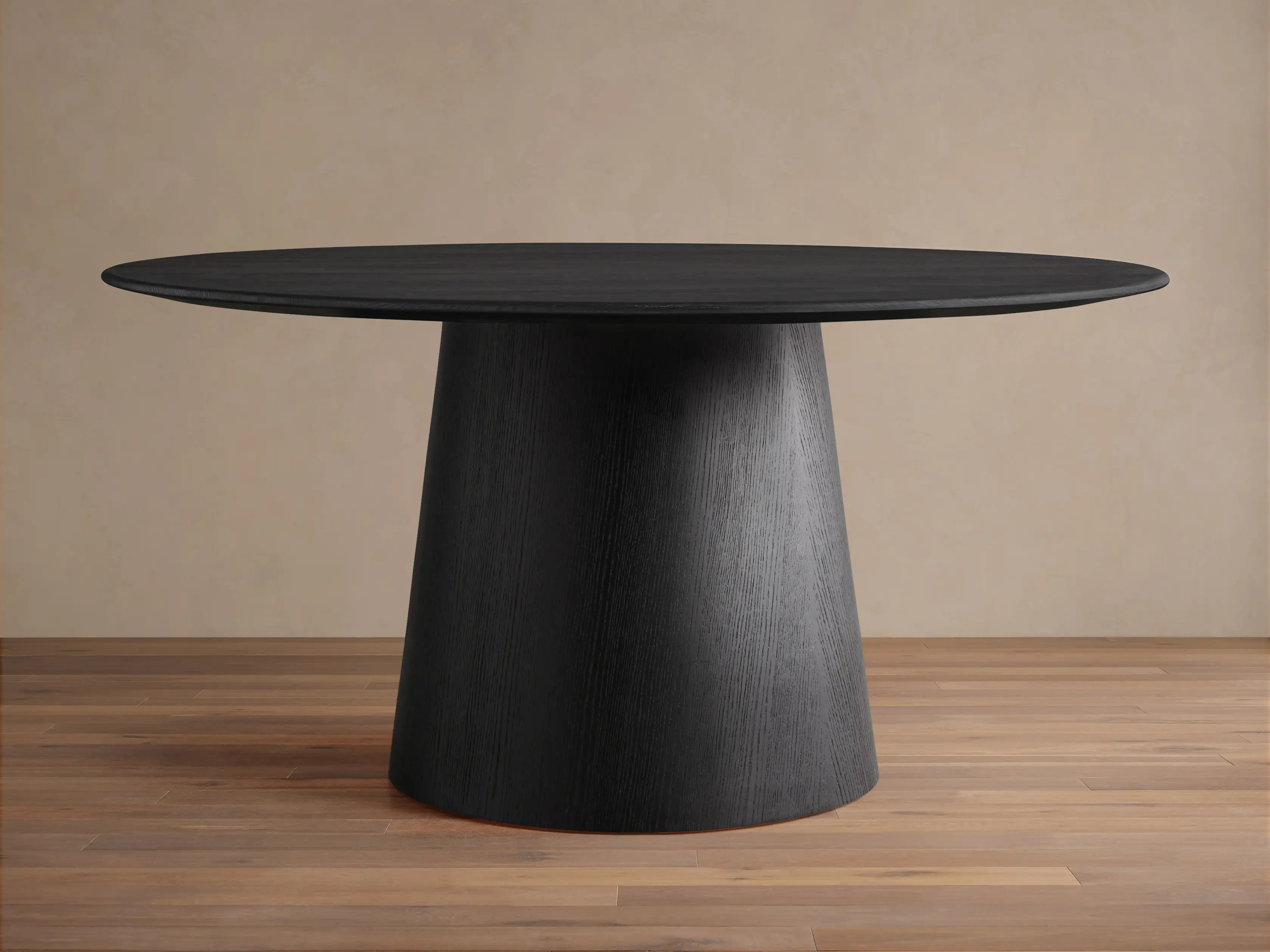 Saint Germain Round Wood Dining Table with Toulouse Base | Arhaus