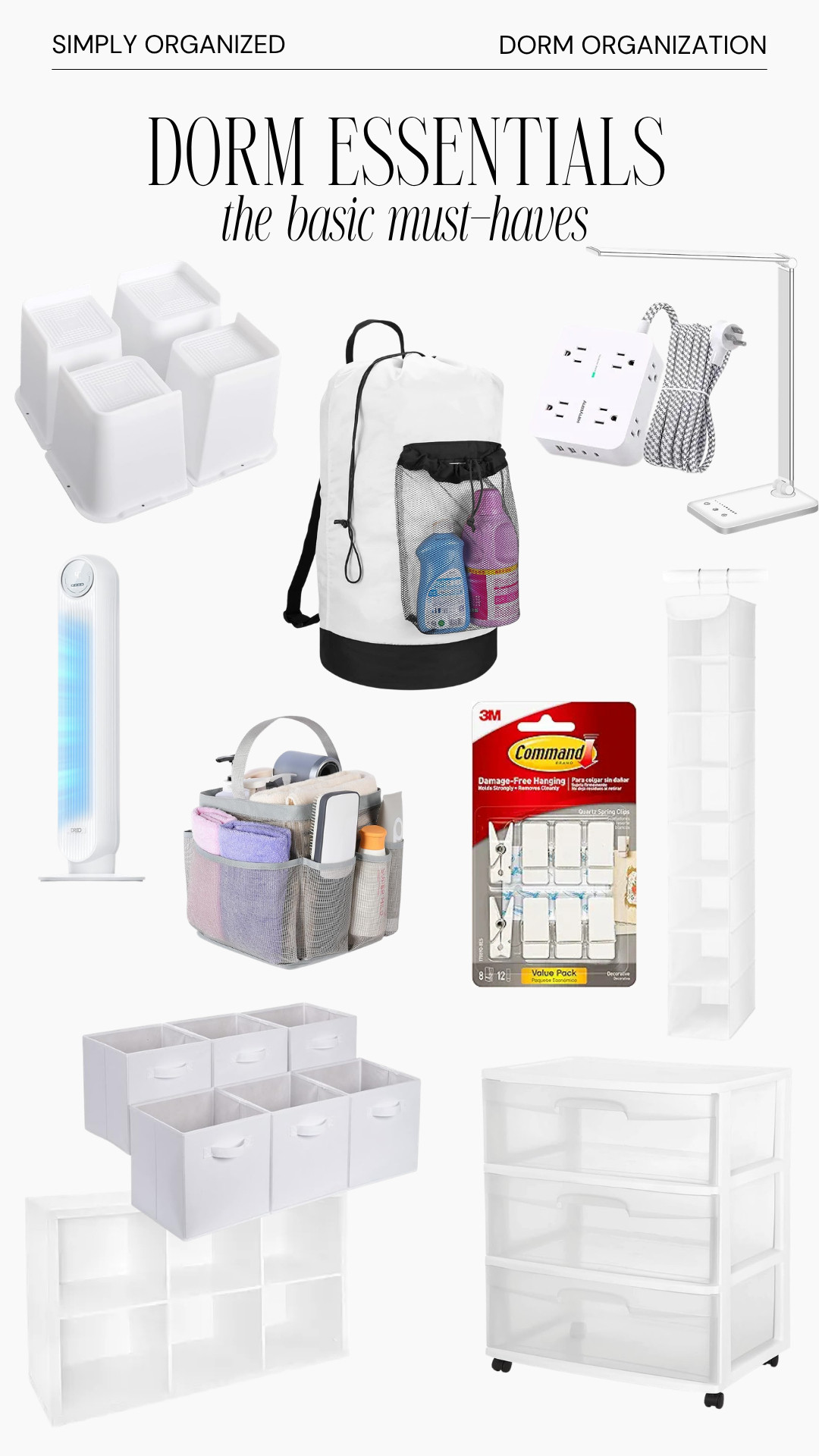 On the blog you can find a comprehensive list of dorm essentials, but here's a good start! I've moved two of my children in and out of dorms over the last 3 years - I have the reps! 

 #LTKmomlife #LTKKids