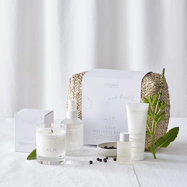 Calm Wellness Gift Basket | The White Company UK & ROW
