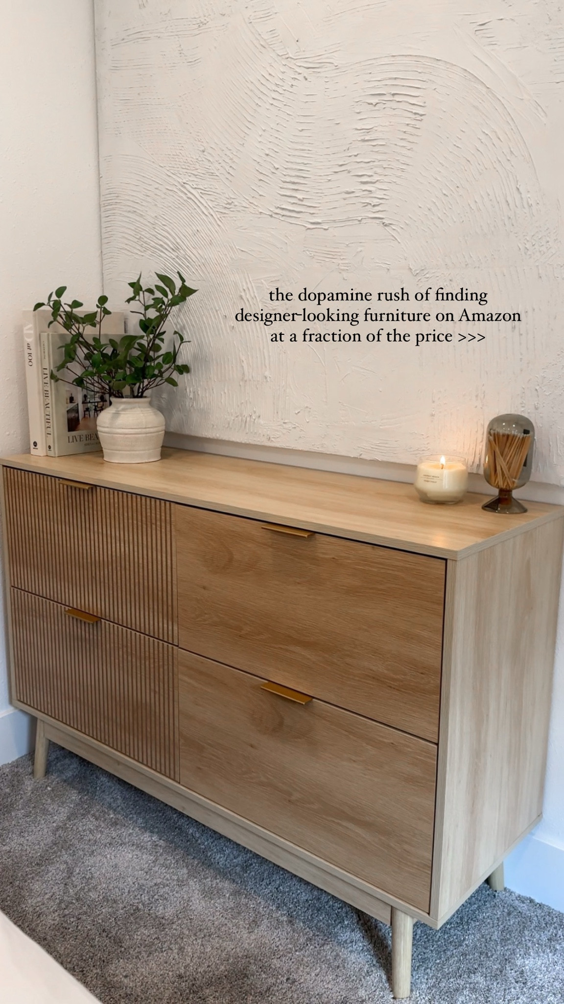 So impressed with this Amazon dresser! 👏🏼

Modern minimalist furniture, natural oak dresser, wood dresser, nursery furniture, bedroom furniture, modern organic design, living room inspo, designer or dupe, save vs splurge

#LTKHome