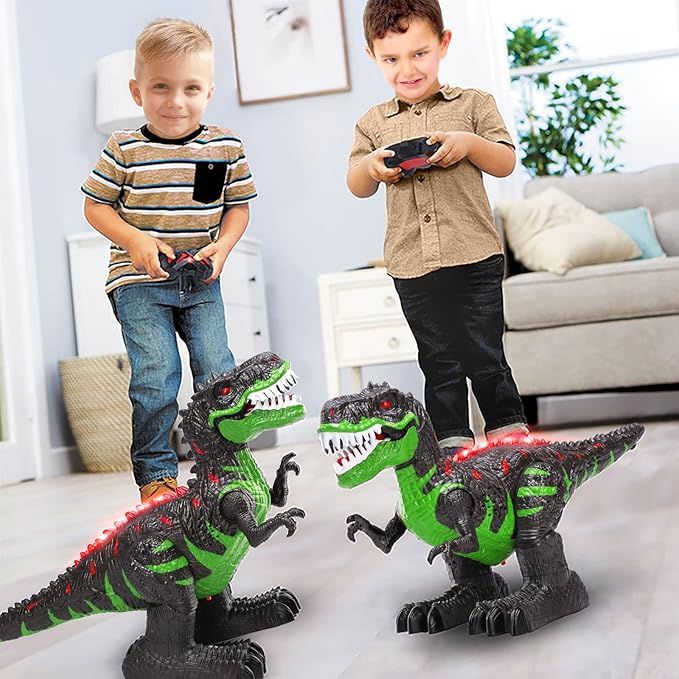 TEMI Remote Control Dinosaur Toys for Kids Boys 3 4 5 6 7 8 Years, Rechargeable Electric Walking ... | Amazon (US)