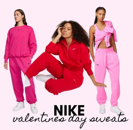 Pink Nike sweatsuit 
Valentine’s Day gift for the fit chick 

#LTKfitness #LTKfindsunder100 #LTKGiftGuide