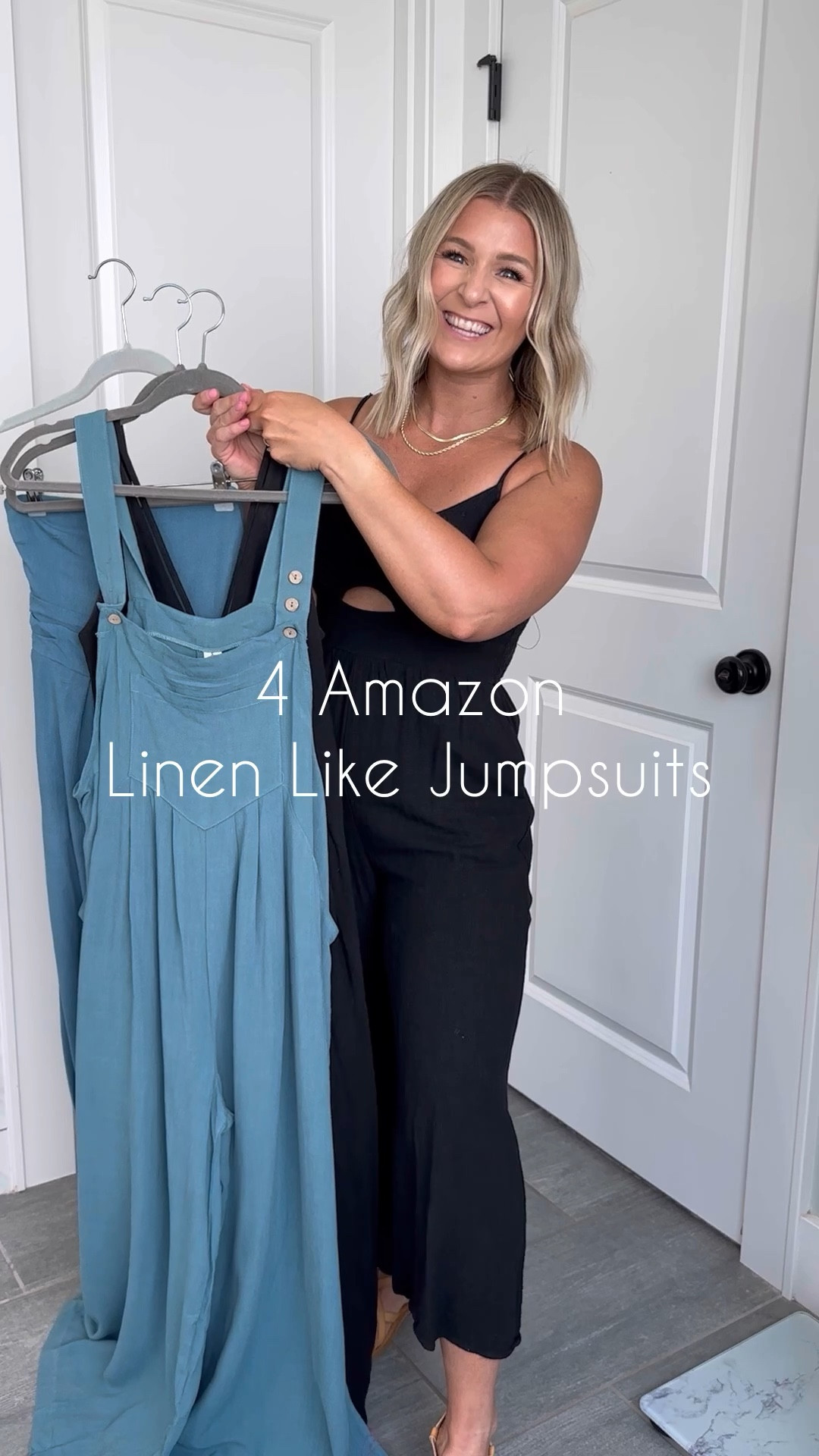 4 linen like jumpsuits all from Amazon. I love these wide leg jumpsuits. Perfect for summer, vacation and travel! 

Sized up in the white work out tank to a medium, 

Currently wearing the last one and looooving it! Size small color: lake

#LTKunder50 #LTKstyletip #LTKSeasonal