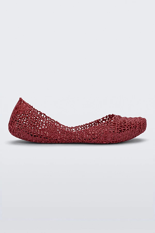 Melissa Campana Papel Jelly Ballerina Flat in Metal Red, Women's at Urban Outfitters | Urban Outfitters (US and RoW)