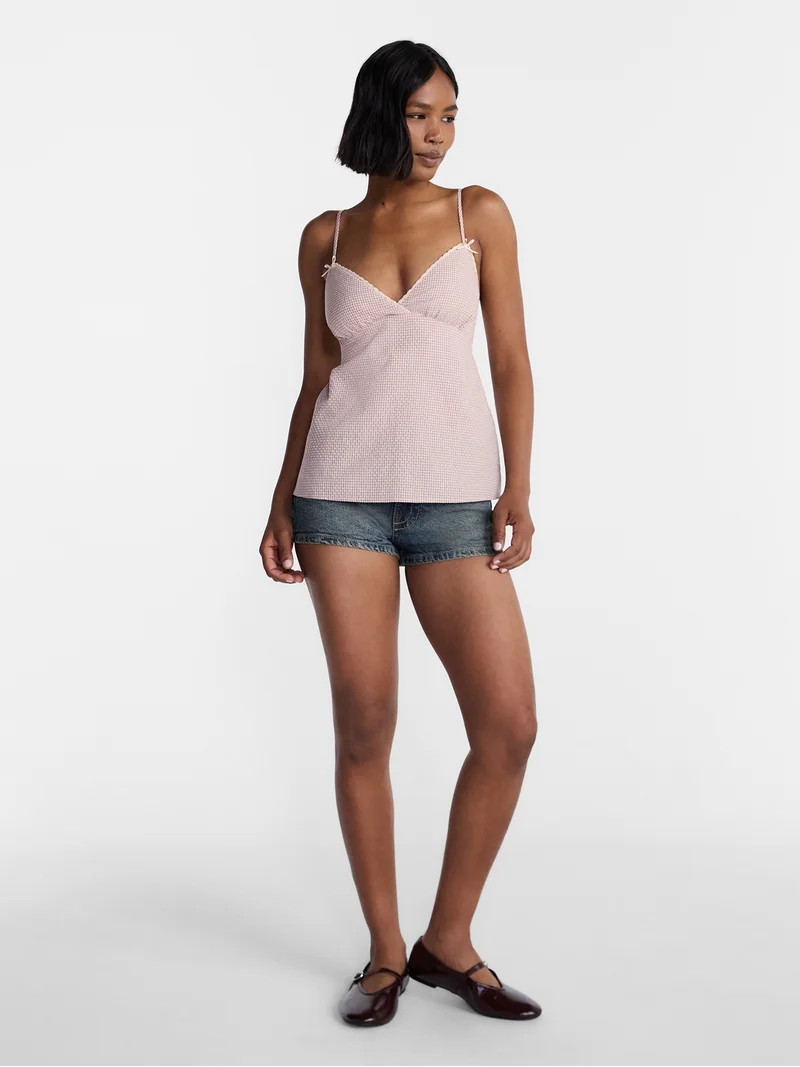 No Boundaries Surplice Top, Women's XXS-XXL | Walmart (US)