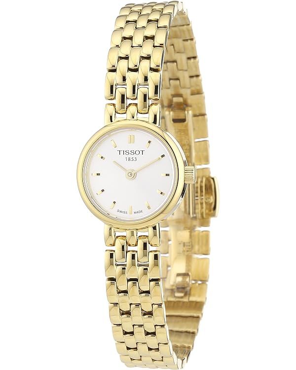 Tissot womens T-Trend stainless-steel Dress Watch Yellow Gold 1N14 T0580093303100 | Amazon (US)