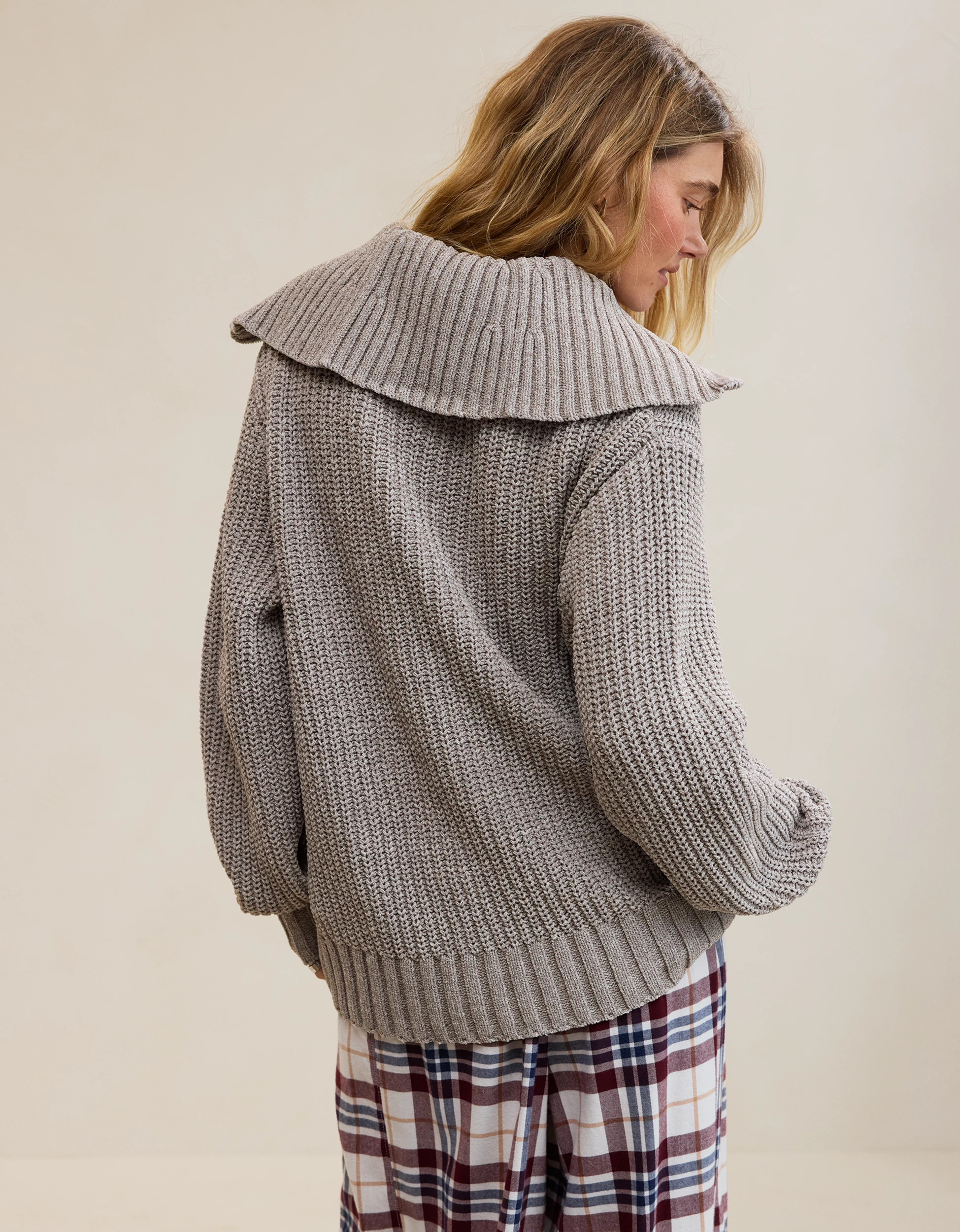 Aerie So Nostalgic Quarter Zip Sweater | Aerie