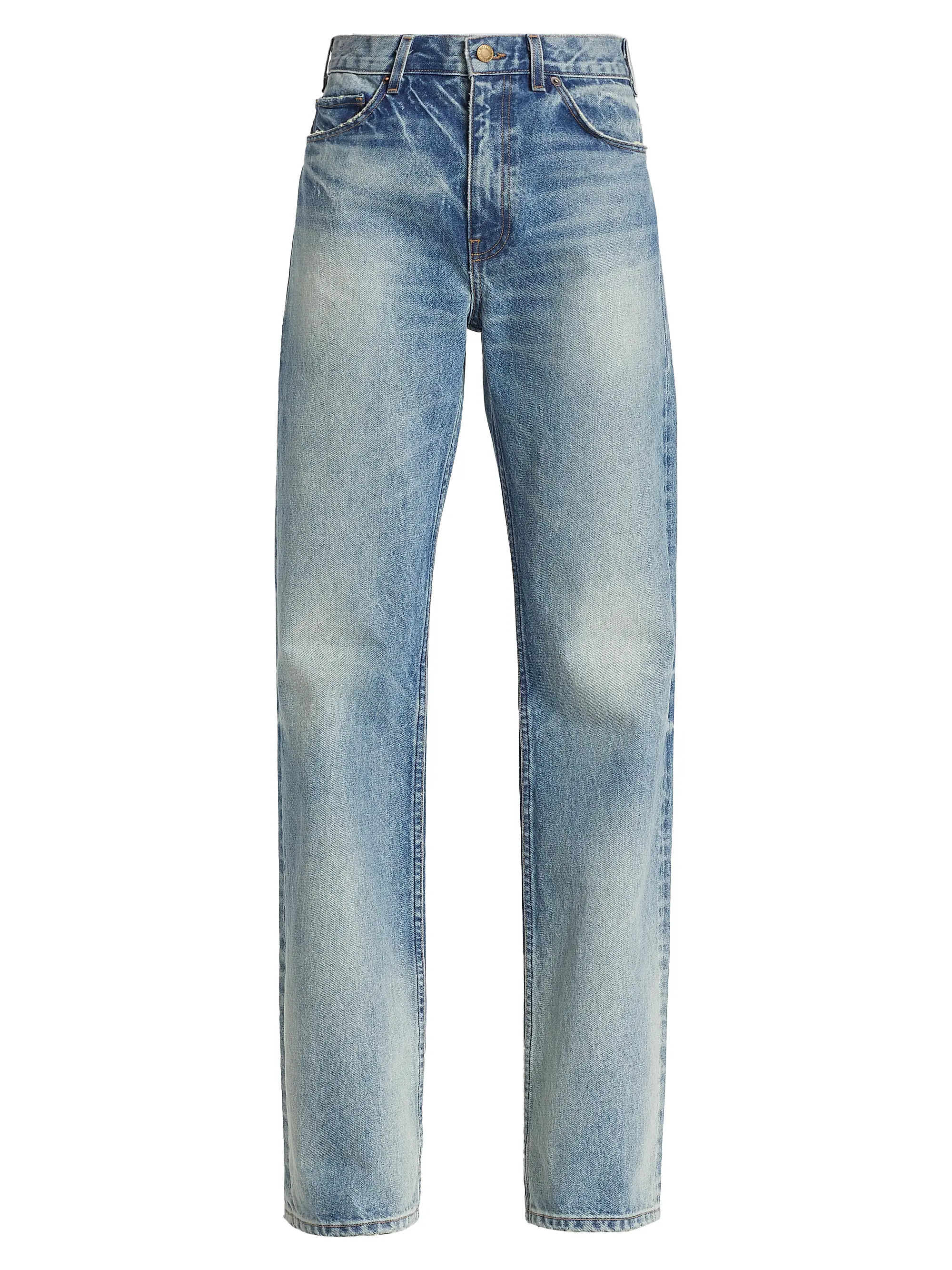Mitchell Mid-Rise Straight Jeans | Saks Fifth Avenue