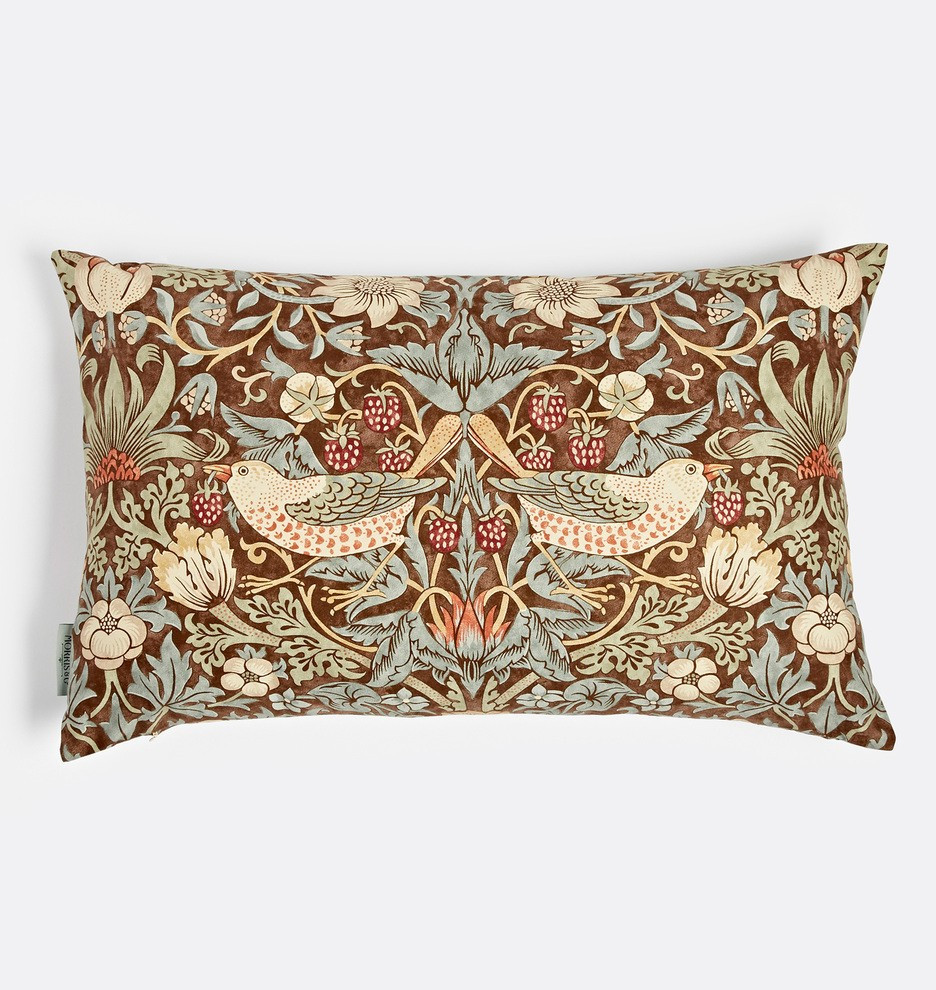William Morris Strawberry Thief Pillow Cover | Rejuvenation