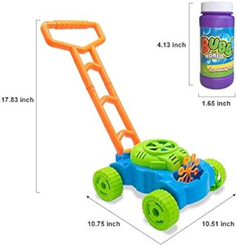 Lydaz Bubble Lawn Mower for Toddlers, Kids Bubble Blower Maker Machine, Summer Outdoor Push Toys,... | Amazon (US)